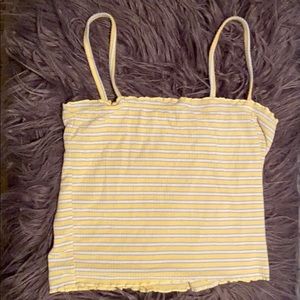 Pacsun Yellow Crop Tank